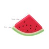Baluue 4pcs Watermelon Shape Sand Remover Brush Lightweight Sponge Beach