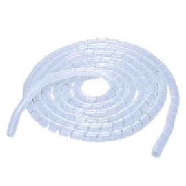 ELECOM BST-20CR Tube to Organize Clutter Cables, Inner Diameter 0.8 inches (20 mm), Length 16.2 ft (5.0 m), Clear