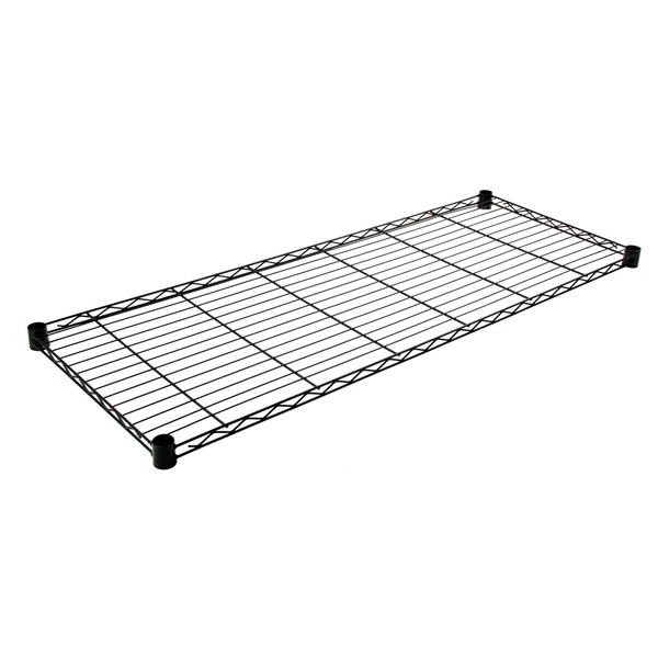 FSE 373-1842BK Wire Shelf, 42"W x 18"D, 600-800 lb. Capacity,