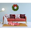 Artmag 20x20 Christmas Pillow Covers, Decorative Farmhouse Christmas Vibes Believe