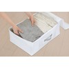 Towa Sangyo 85692 MSC Storage Bag, Gap Storage, Closet, White,