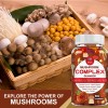 Mushroom Gummies for Adults - 10-in-1 Functional Mushroom Supplement for