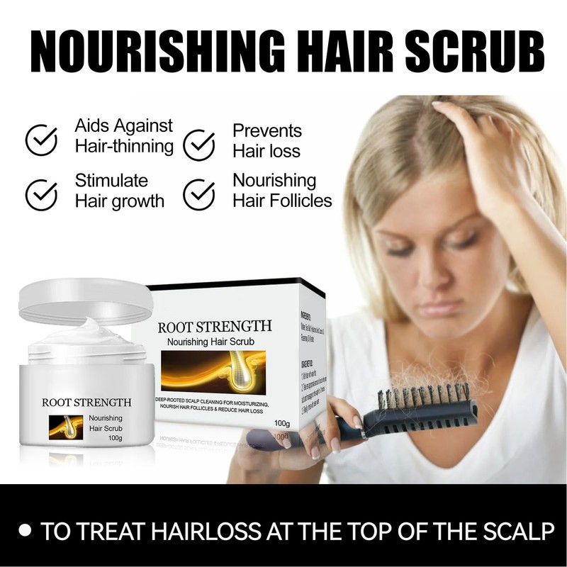 3PCS 100g Scalp Cleansing Scrub Strengthening Densifying Hair Volumizing Refreshing