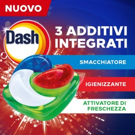 Dash Power Pods + Extra Igienizzante, Detersivo In Capsule, 19 Lavaggi, Pulizia Profonda Contro Sporco E Batteri, Pulizia Impeccabile