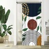 Uiiooazy Shower Curtain, Abstract Boho, Shower Curtain, Bow, Sun, Black