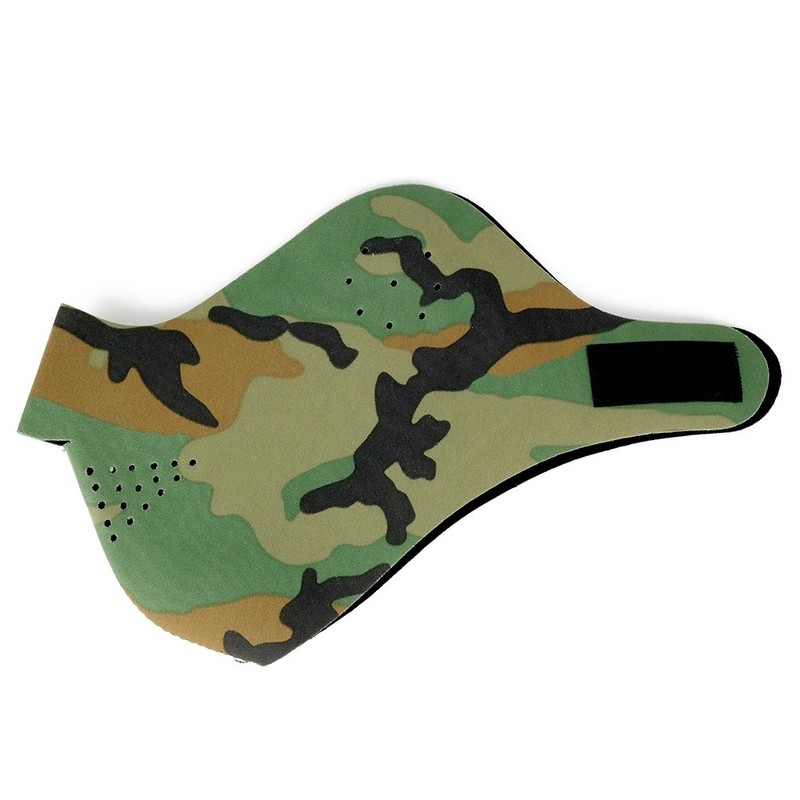 Neoprene Half Face Mask Outdoor Protection with Adjustable Closure