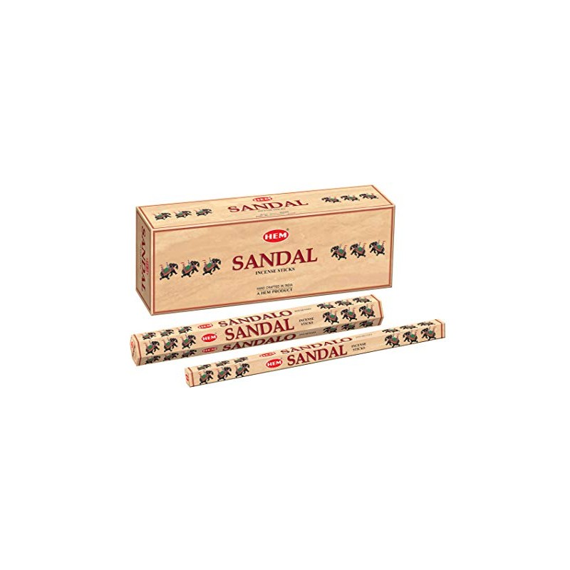 HEM Sandal Incense Sticks, Pack of 6, 120, 301g