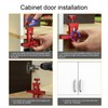 Cabinet Door Installation Jig, 2 in 1 Mounting Tool with