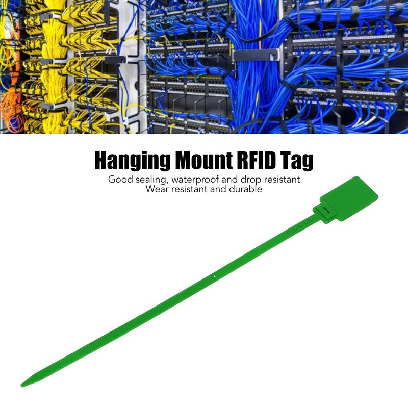 50Pcs RFID Tie Tag Anti Theft 915MHz PP Strong Sealing