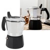 100ml Moka Pot Double Valve High Pressure Black Lower Pot