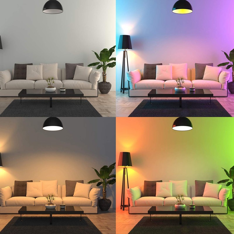 Vgogfly RGB Led Light Bulbs 10W Color Changing Light Bulb