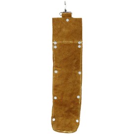 Flame-Resistant Electrode Bag/Welding Rod Pouch/welding rod holder/Leather Electrode Holder/ (gold brown)