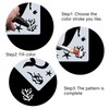 GORGECRAFT Mermaid Stencils Coral Templates Aquatic Plants Starfish Fish Sea