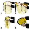 MOLHEM Foldable Football Goal Net 2 Pack, Durable & Portable