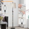 JUNNAI Floor Lamps for Living Room, Modern Floor Lamp Adjustable
