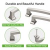 TUNNY 10 Pack Cabinet Handles-Brushed Nickel 3"/76mm Screw Spacing Drawer