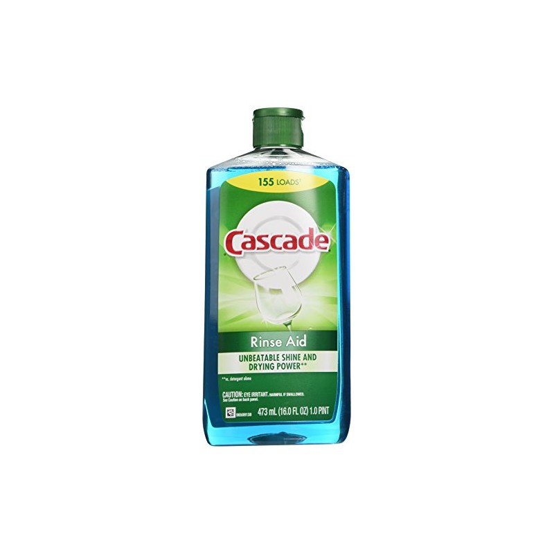 Cascade Rinse Aid, Dishwasher Rinse Agent, Original Scent, 16 Fl