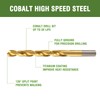 HLOFIZI 15/64" Cobalt Drill Bit (2 Pack), Titanium Twist Drill