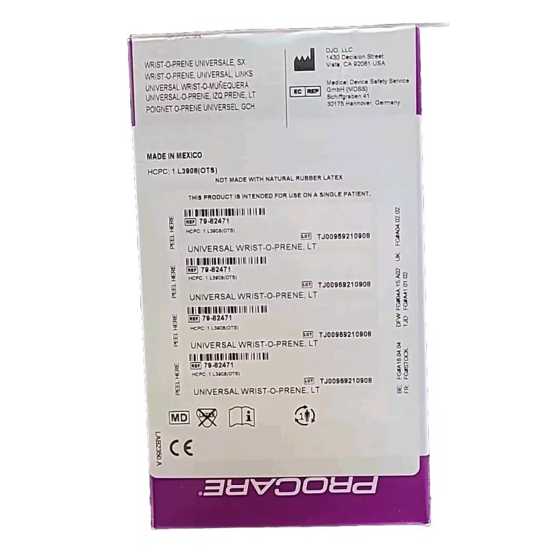 Procare - Universal Wrist-O-Prene - Cockup Wrist Splint Left