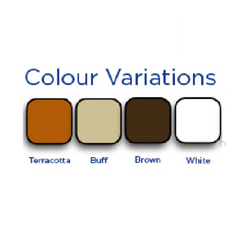 Terracotta Hooded Cowl 9" x 9" Vent Cover for Air