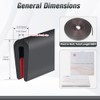 Protalwell Borde de Goma Autoadhesivo Canal U EPDM 1/16", 0-3/32",