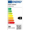 EASY EAGLE LED Ceiling Light Square: 6500 K Ceiling Light