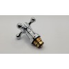 Replacement HOT & Cold Victorian Style Cross Head TAP TOP