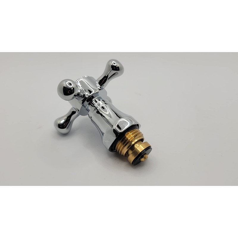 Replacement HOT & Cold Victorian Style Cross Head TAP TOP