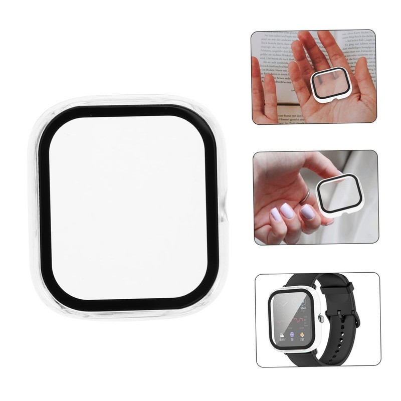 OSALADI 5pcs Mini Compatible Replaceable Watch Case Tempered Protector Lightweight