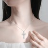 Imrsanl Cremation Jewelry Cross Urn Necklace Pendant for Ashes for