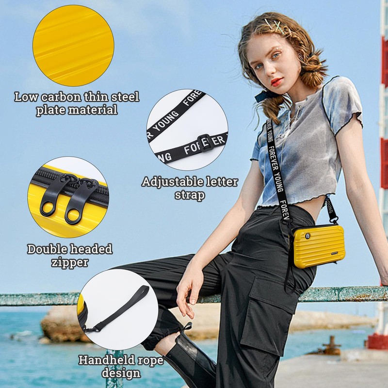 WisePoint Small Shoulder Bag, Plastic Shoulder Bag, Phone Bag with