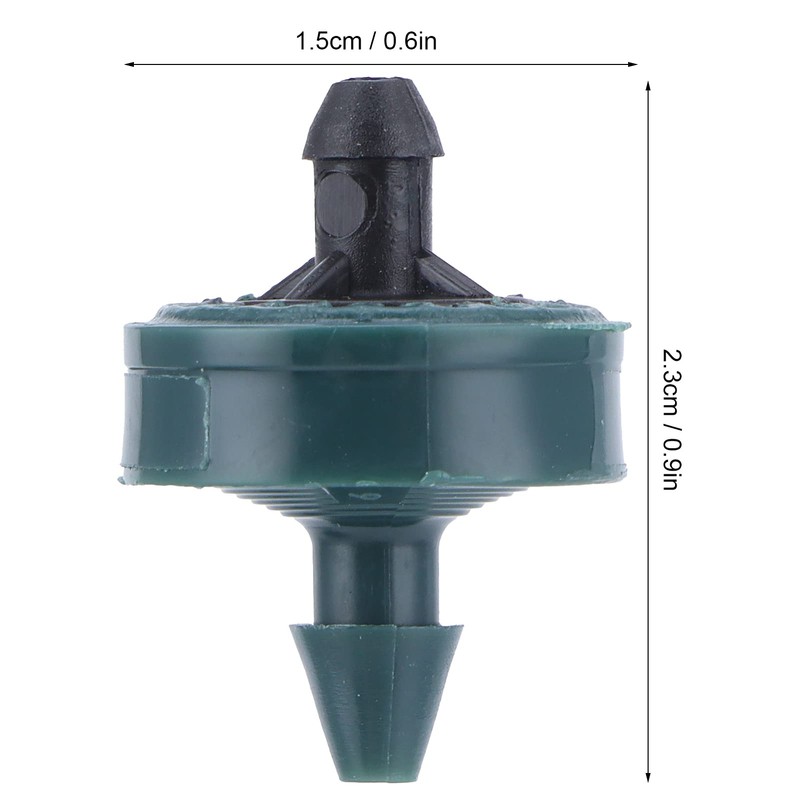 Nimoa Irrigation Dripper, 100PCS Irrigation Dripper Durable 8L Pressure Compensating