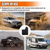 GAOLAOSY 4PCS Universal Car Mud Flaps, Flexible Bendable Car Splash