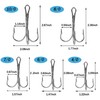 Fishing Treble Hooks Classic Fishhooks - 20PCS High Carbon Steel