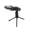 Vaguelly Mic Condenser Microphone Holder Clip for and Karaoke Black