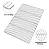 LANEJOY Barbecue Wire Mesh, Stainless Steel BBQ Grill Mat, Multifunction