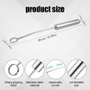 NQEUEPN Stainless Steel Chicken Lung Remover, Angled Head Poultry Lung