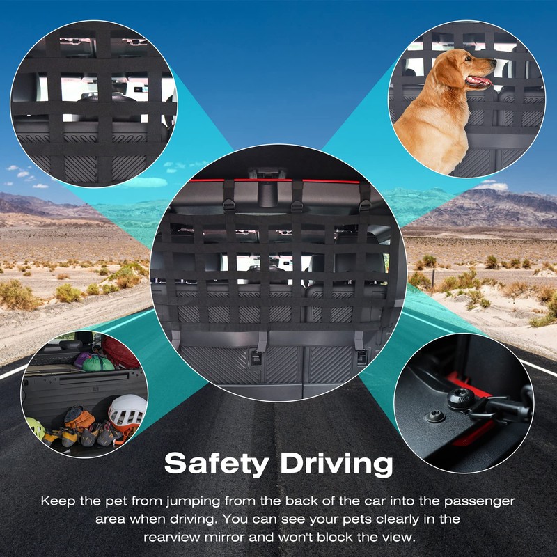 G Pet Net Vehicle Safety Mesh Dog Barrier Fit for