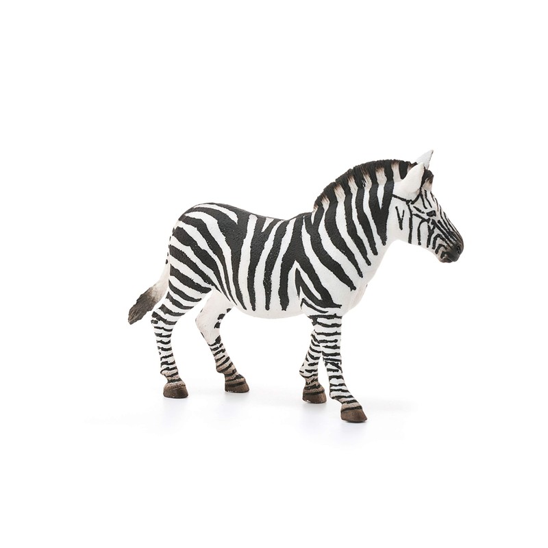 Schleich Wild Life Realistic Female Zebra Figurine - Authentic and