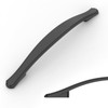 Asidrama 10 Pack 5 Inch(128mm) Matte Black Kitchen Cabinet Handles
