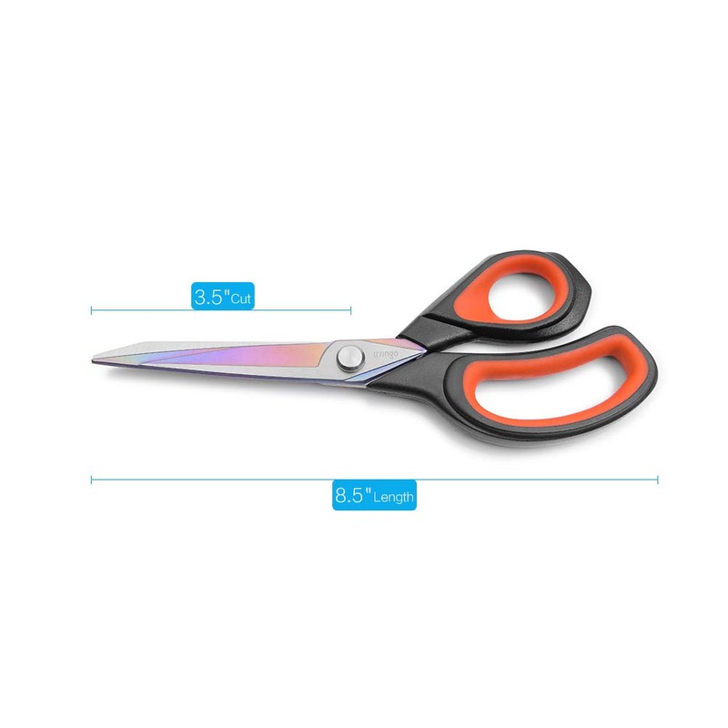 LIVINGO 8.7 inches (22 cm) Scissors, Cloth Scissors, Forged Stainless