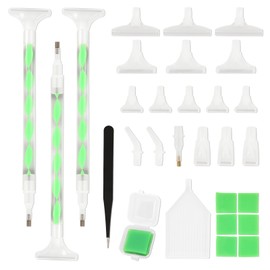 Mzario 28 Pcs Rhinestone Picker Tool Bedazzling Tools Nail Bedazzler Rhinestone Picker Tool, Kit Rhinestone Picker Tool Kit, Gem Picker Pen for DIY Nail Art
