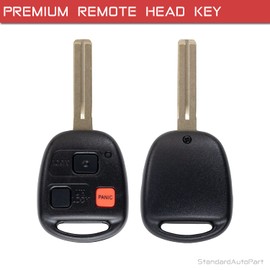 StandardAutoPart Replacement Car Keyless Entry 3 Button Remote Compatible with Lexus LX470 GX470 2003 2004 2005 2006 2007 2008 2009 HYQ1512V