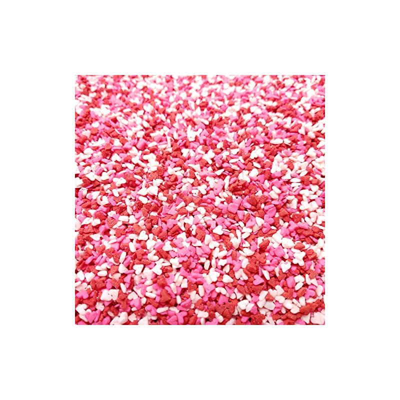 Candy Retailer Mini Valentine Heart Shaped Cupcake Sprinkles 4 oz.