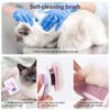 Vinabo Cat Brush,Dog Brush Cat Grooming Comb,Self Cleaning Pet Slicker