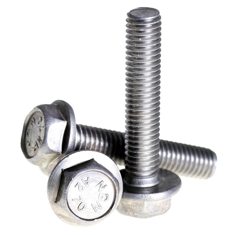 M5 (5mm x 20mm) Flanged Hex Bolt (Fully Threaded Setscrew)