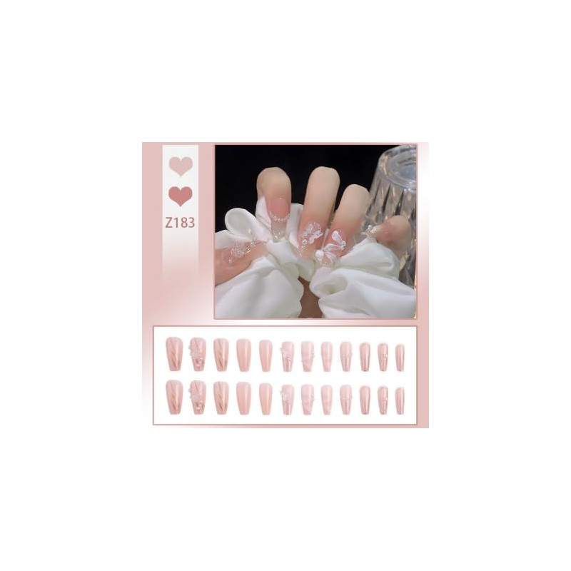 ncip04 False Nail Tip, Short Nail, Nail Tip, Cute, Long