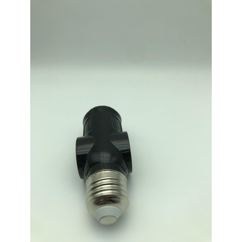 Figame 3 Prong Light Bulb Socket Plug Adapter, Polarized Bulb