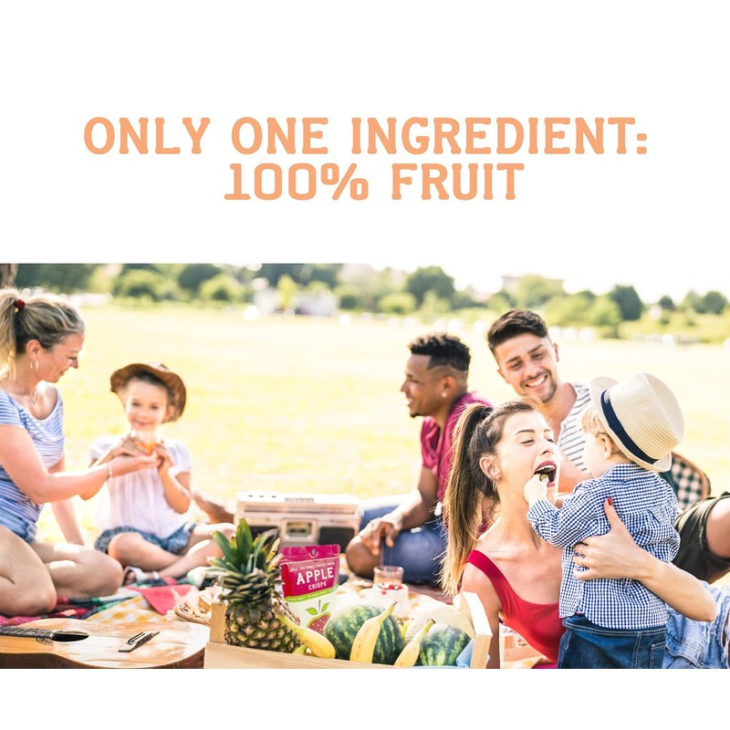 Nature's Turn Freeze-Dried Fruit Snacks, Strawberry Crisps, Pack of 6