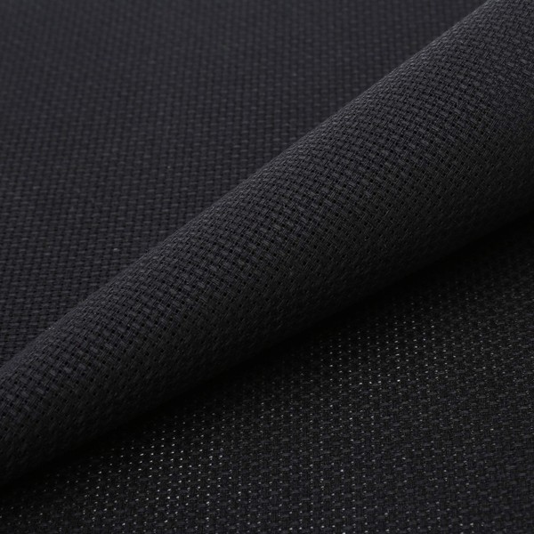 Aida Cloth 18 Count Cross Stitch Fabric,19×28inch (18CT, Black)